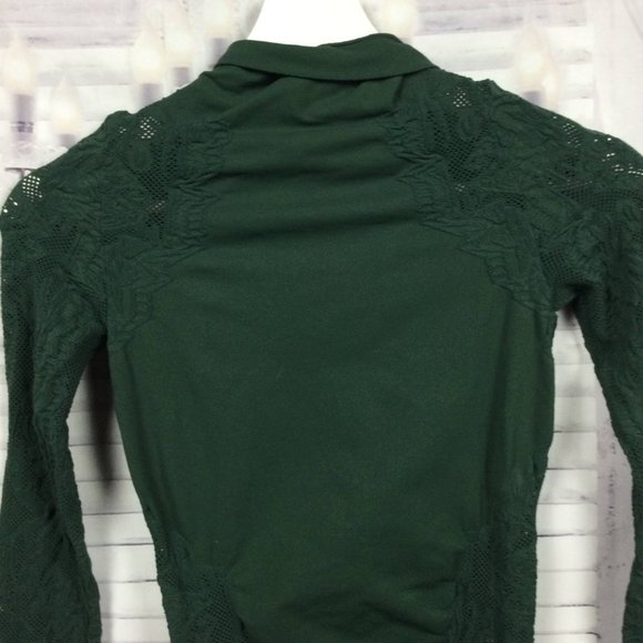 Free People Floral Lace No Turning Back Top XS/S - Picture 3 of 8